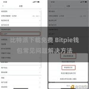比特派下载免费 Bitpie钱包常见问题解决方法