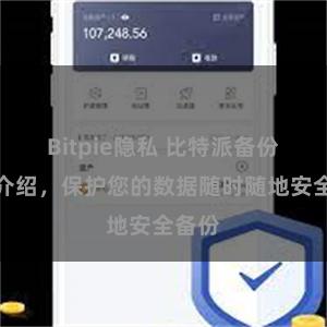 Bitpie隐私 比特派备份功能介绍，保护您的数据随时随地安全备份