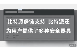 比特派多链支持  比特派还为用户提供了多种安全器具