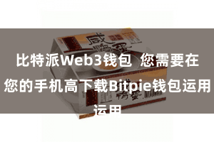 比特派Web3钱包  您需要在您的手机高下载Bitpie钱包运用